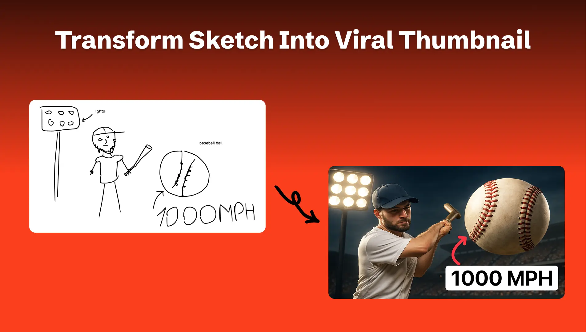 Sketch to Thumbnail Example