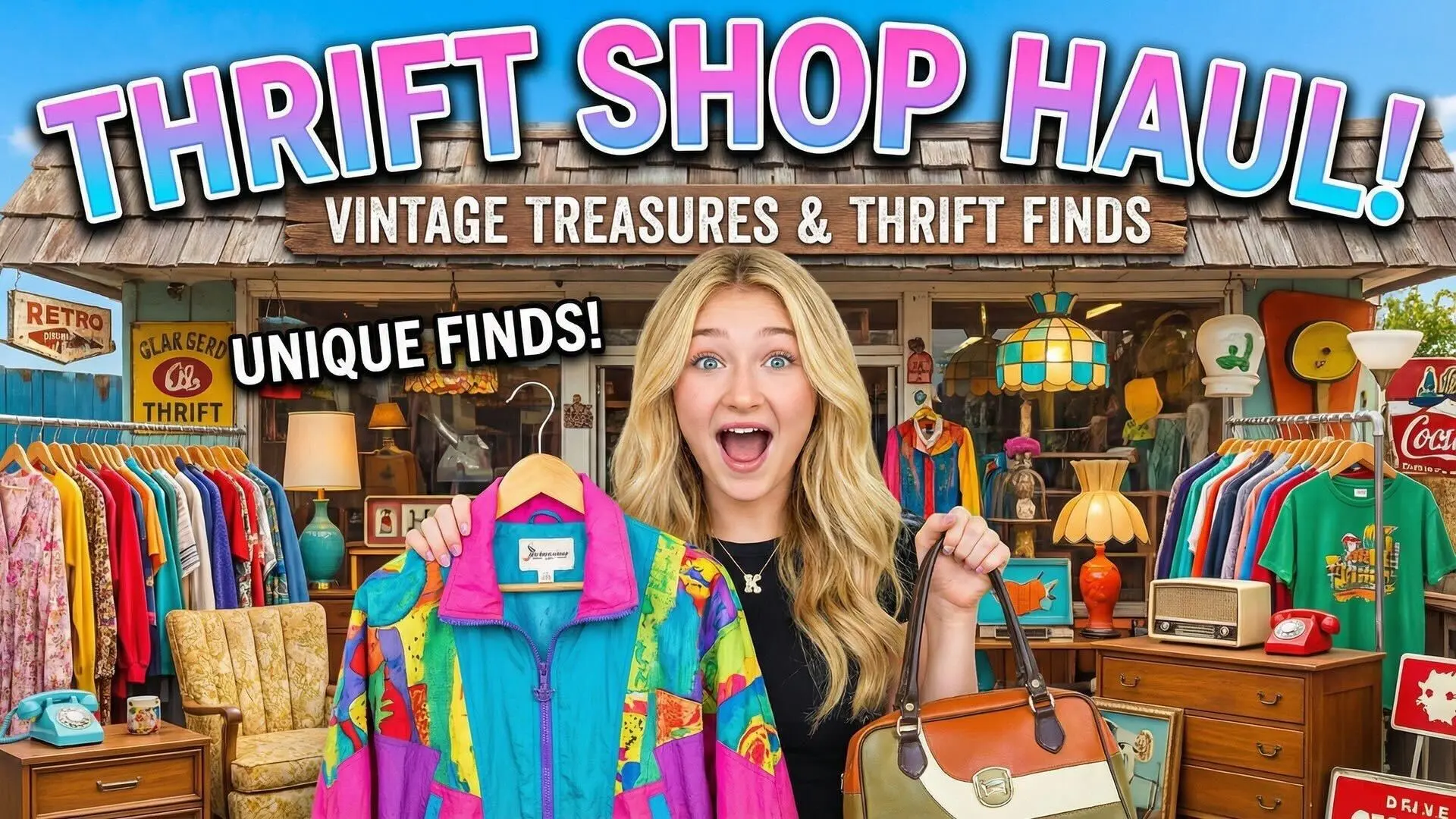 I Spent $10,000 at Thrift Store Thumbnail